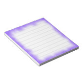 lila Kante Notizblock (angewinkelt)