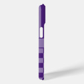 Lila Kariert Gestreift Personalisiert Case-Mate iPhone Hülle (Rückseite / Rechts)