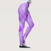 Lila Kariert Leggings (Rechts)