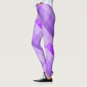 Lila Kariert Leggings (Links)