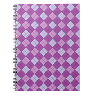 Lila Kariert Notizblock