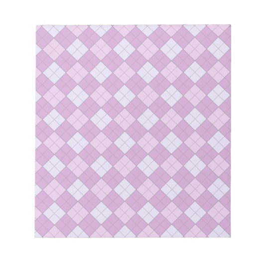 Lila Kariert Notizblock (Vorderseite)