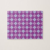 Lila Kariert Puzzle (Horizontal)