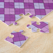 Lila Kariert Puzzle (Seite)
