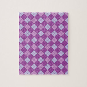 Lila Kariert Puzzle