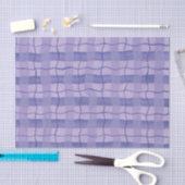Lila Kariert Seidenpapier (Handwerk)