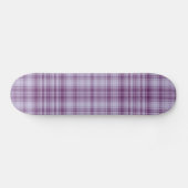 Lila Kariert Skateboard (Horizontal)