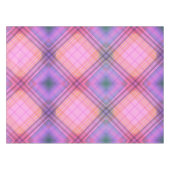 Lila Kariert Tischdecke (Vorderseite (Horizontal))
