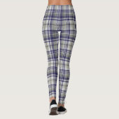 Lila/Karierte Leggings (Rückseite)