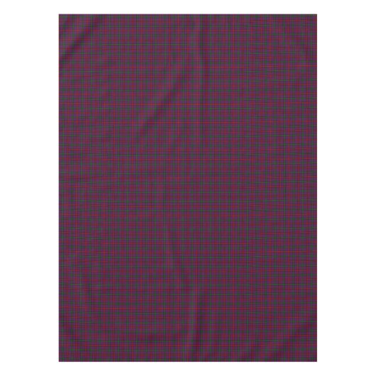Lila Karierter Clan Montgomery Tartan Tischdecke (Vorderseite)