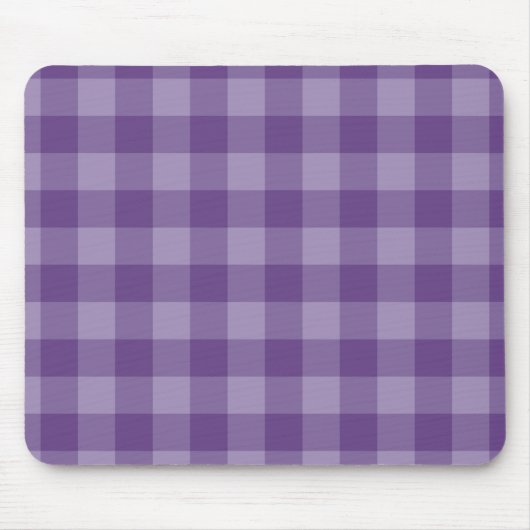 Lila karierter Hintergrund Mousepad (Vorne)