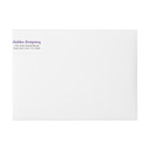 Lila Kariertes Froschwrap (Vorderseite)