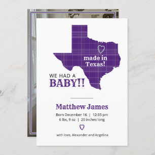 Lila Kariertes hergestellt in senkretischem Foto Ankündigung