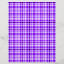 Lila Kariertes Scrapbook