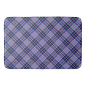 Lila Kariertes Tartan 1 in Lavendel & Blue Diagona Badematte (Vorderseite)