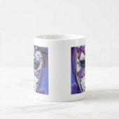 Lila Karnevals-Maske durch PSOVART Kaffeetasse (Mittel)
