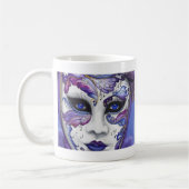 Lila Karnevals-Maske durch PSOVART Kaffeetasse (Links)