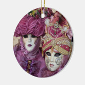 Lila Karnevalskostüm, Venedig Keramikornament (Links)