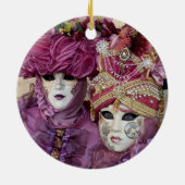 Lila Karnevalskostüm, Venedig Keramikornament (Hinten)