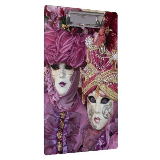 Lila Karnevalskostüm, Venedig Klemmbrett (Rechts)