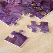 Lila Karnevalskostüm, Venedig Puzzle (Seite)