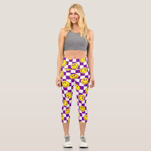 lila Karo Capri Leggings