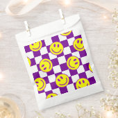 lila Karo Geschenktütchen (Ausgeschnitten)