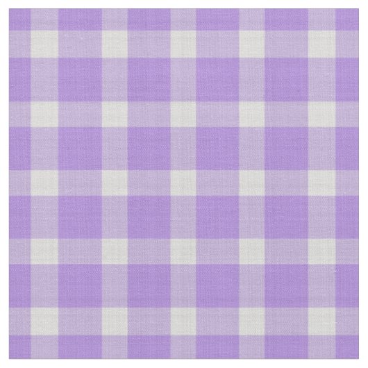 Lila Karo Gingham Stoff (Nahaufnahme)