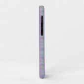 Lila Karo-Harmonie Case-Mate iPhone Hülle (Hinten/Links)
