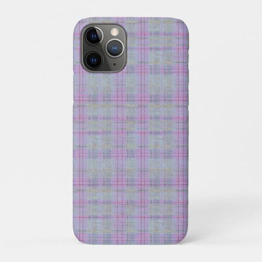 Lila Karo-Harmonie Case-Mate iPhone Hülle (Rückseite)