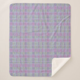 Lila Karo-Harmonie  Sherpadecke