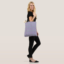 Lila Karo-Harmonie Tasche