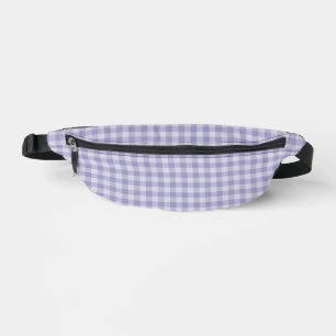Lila Karomuster Bauchtasche