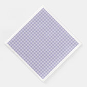 Lila Karomuster Serviette (Ecke)