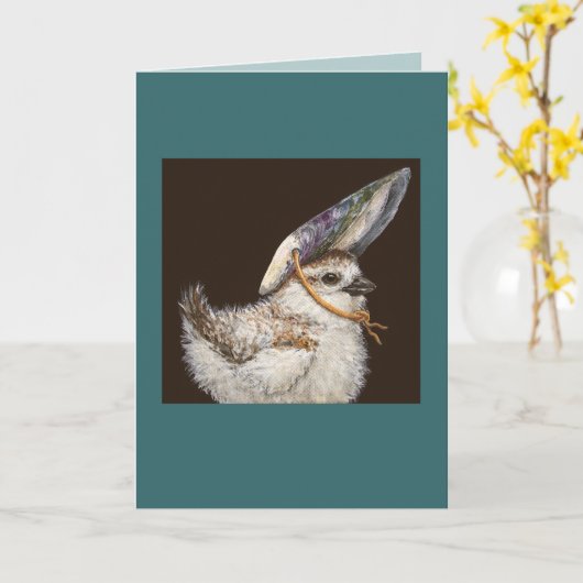 Lila-Karte Karte (Gelbe Blume)