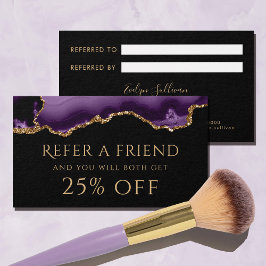 lila Kartenüberweisungskarte