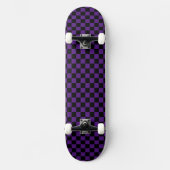 Lila Karton-Skateboard Skateboard (Vorderseite)