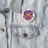 LILA KÄTZCHEN ,KATZENPORTRAIT,Weiß Button (Beispiel)
