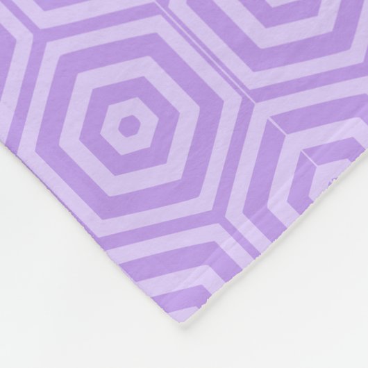 Lila Katze Z und das Fleecedecke (Ecke)