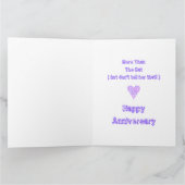 Lila Katze Z und der Karte (Innenseite)