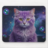 Lila Katzen-Mauspad – Perfektes Geschenk für Katze Mousepad (Vorne)