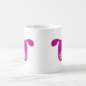 Lila Kawaii Monster Kaffeetasse (Mittel)