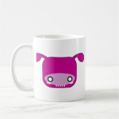 Lila Kawaii Monster Kaffeetasse (Links)