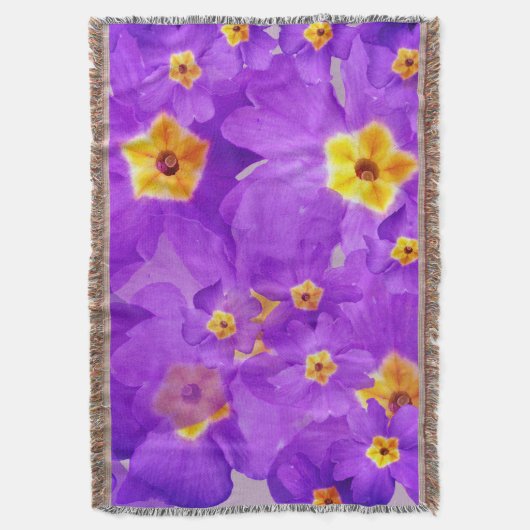 Lila Kehllendecke Decke (Vorderseite Vertikal)