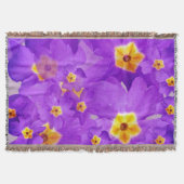 Lila Kehllendecke Decke (Vorderseite)