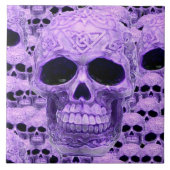 Lila Kellerziegel Fliese (Vorderseite)