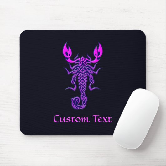 Lila keltische Knochenskorpion Mousepad (Mit Mouse)