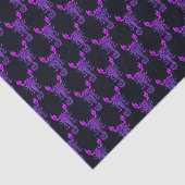 Lila keltische Knochenskorpion Seidenpapier (Ausschnitt)