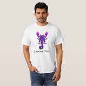Lila keltische Knochenskorpion T-Shirt (Vorne ganz)