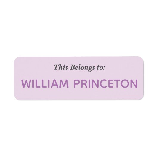 Lila Kennzeichnungen (Vorne)